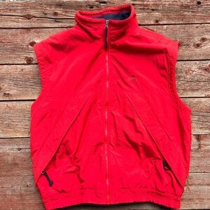 Vintage Eastern Mountain Sports Fleece Lined Vest Red size L